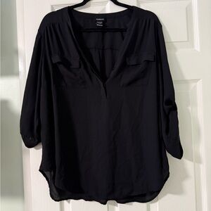 Torrid Women's Elegant Black Blouse